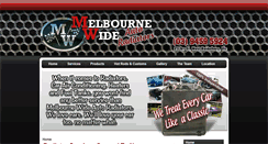 Desktop Screenshot of melwideautoradiators.com.au